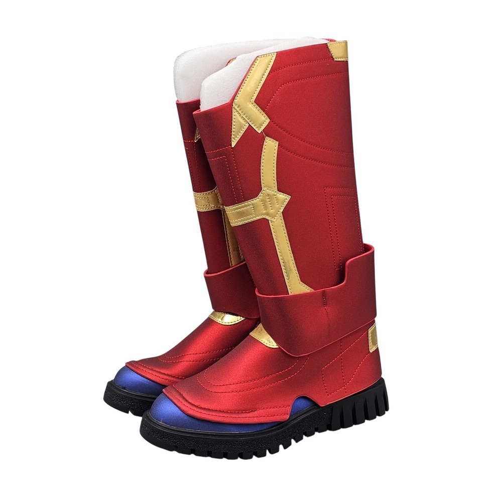 Rubie's Women's Size 9 Captain Marvel Boots Cosplay Costume Dress Up‎ Outfit - Picture 3 of 7